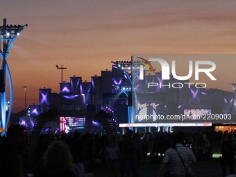 General atmosphere at day 4 of Rock in Rio on September 21, 2017 in Rio de Janeiro, Brazil. (