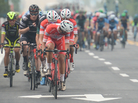 The peloton during the fourth stage of the 2017 Tour of China 2, the 115.3km Huangshi Daye Circuit Race. 
On Friday, 22 September 2017, in D...