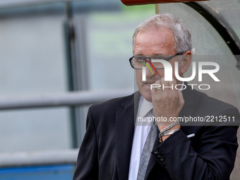 Luigi Delneri manager of Udinese during the Serie A match between Roma and Udinese at Olympic Stadium, Roma, Italy on 23 September 2017.  (