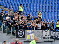 Supporters of Udinese during the Serie A match between Roma and Udinese at Olympic Stadium, Roma, Italy on 23 September 2017.  (