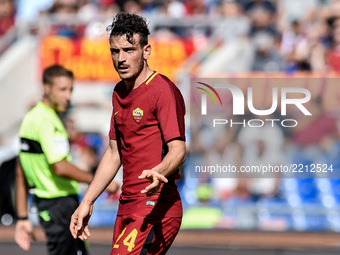 Alessandro Florenzi of Roma during the Serie A match between Roma and Udinese at Olympic Stadium, Roma, Italy on 23 September 2017.  (