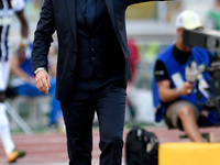 Eusebio Di Francesco manager of Roma during the Serie A match between Roma and Udinese at Olympic Stadium, Roma, Italy on 23 September 2017....