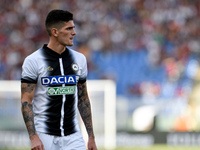 Rodrigo De Paul of Udinese during the Serie A match between Roma and Udinese at Olympic Stadium, Roma, Italy on 23 September 2017.  (