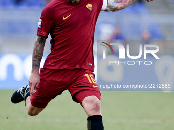 Daniele De Rossi of Roma during the Serie A match between Roma and Udinese at Olympic Stadium, Roma, Italy on 23 September 2017.  (