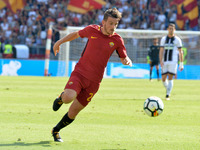 Alessandro Florenzi during the Italian Serie A football match between A.S. Roma and Udinese at the Olympic Stadium in Rome, on september 23,...