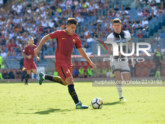 Diego Perotti during the Italian Serie A football match between A.S. Roma and Udinese at the Olympic Stadium in Rome, on september 23, 2017....