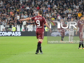 Andrea Belotti (Torino FC), during the Serie A football match between Juventus FC and Torino FC at Allianz Stadium on 23 September, 2017 in...