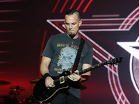 Mark Tremonti from American band Alter Bridge performs at the Rock in Rio Festival in the Olympic Park, Rio de Janeiro, Brazil, on September...