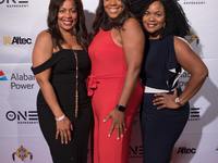 (L-R), Michelle Rice, TV One Interim GM, D'Angela Proctor, TV One Head of Original Programming, and Tosha Whitten-Griggs, TV One SVP of Publ...
