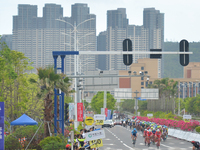 The peloton during the fifth and final stage of the 2017 Tour of China 2, the 91.2km Zhuhai Hengqin Circuit Race. 
On Sunday, 24 September 2...