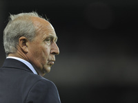 Gian Piero Ventura the Italy team coach during the warm-up before the match valid for Qualifying Round of Fifa World Cup Russia 2018 between...