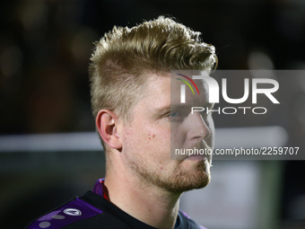 Luke Swindlehurst manager of London Bees
during The FA WSL Continental Tyres Cup match between Arsenal against London Bees at Meadow Park Bo...