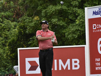 Pat Perez of USA in action during the second round of the CIMB Classic 2017 golf tournament on October 13, 2017 at TPC Kuala Lumpur, Malaysi...