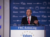 House Majority Whip Steve Scalise, speaks at the 2017 Values Voter Summit, at the Omni Shoreham Hotel in Washington, D.C., on Friday, Octobe...