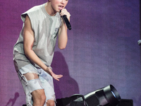 American singer and internet personality Rolf Jacob Sartorius known professionally as Jacob Sartorius, performs in Milan, Italy, on during h...