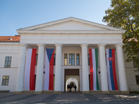 Meeting of heads of state of the Visegrad Group (V4) countries in Szekszard, Hungary on 13 October 2017. (