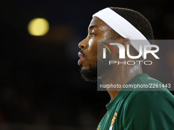 Marcus Denmon during the match between FC Barcelona v Panathinaikos BC corresponding to the week 1 of the basketball Euroleague,in Barcelona...