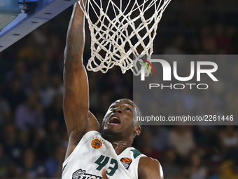 Thanasis Antetokounmpo during the match between FC Barcelona v Panathinaikos BC corresponding to the week 1 of the basketball Euroleague,in...