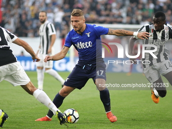 Ciro IMMOBILE (SS Lazio) during the Serie A football match between Juventus FC and SS Lazio at Olympic Allianz Stadium on 14 October, 2017 i...