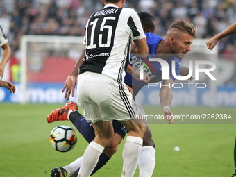 Ciro IMMOBILE (SS Lazio) during the Serie A football match between Juventus FC and SS Lazio at Olympic Allianz Stadium on 14 October, 2017 i...