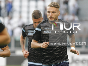 Ciro Immobile during Serie A match between Juventus v Lazio, in Turin, on october 14, 2017 (