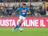 Marques Allan during the Italian Serie A football match between A.S. Roma and S.S.C. Napoli at the Olympic Stadium in Rome, on october 14, 2...