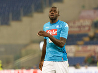 Kalidou Koulibaly during the Italian Serie A football match between A.S. Roma and S.S.C. Napoli at the Olympic Stadium in Rome, on october 1...