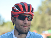 Diego Ulissi from UAE Team Emirates ahead of the start to the fifth stage - the 166 km Vestel Selcuk to Izmir, the second last stage of the...