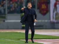 
Eusebio Di Francesco manager of Roma during the Italian Serie A football match Roma vs Napoli at the Olympic Stadium in Rome on October 14,...