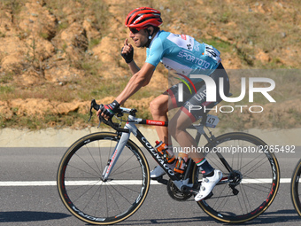Diego Ulissi from UAE Team Emirates during the final sixth stage - the 143.7km Salcano Istanbul to Istanbul stage of the 53rd Presidential C...