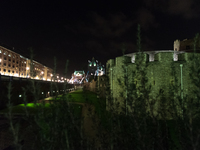 View the Tower of London by night, London on October 16, 2017. The Tower of London, officially Her Majesty's Royal Palace and Fortress of th...