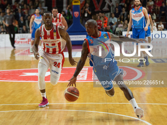 3 Randy Culpepper PALLACANESTRO CANTU' in action during the Italy Lega Basket of Serie A, match between Openjobmetis Varese  and Cantu, Ital...