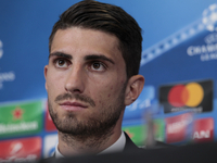 Cristiano Piccini during the Champions League press conference before the match between Juventus and Sporrting Clube de Portugal, in Turin,...