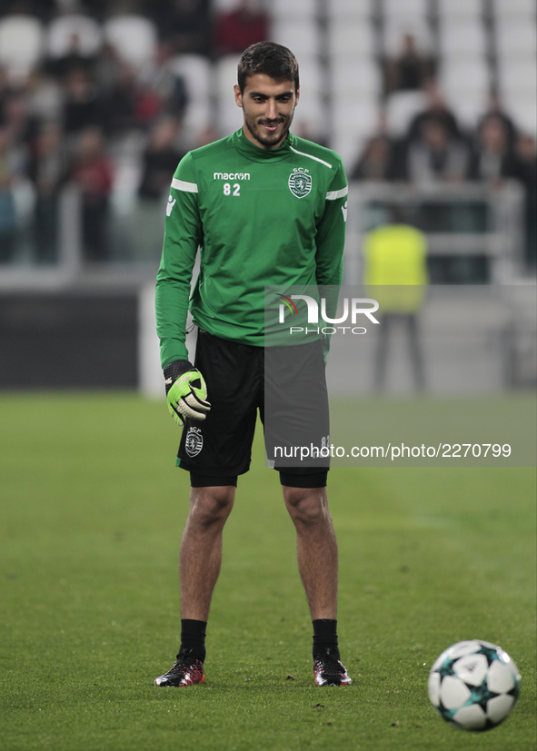 Pedro Silva during Champions League match between Juventus and Sporting Clube de Portugal, in Turin, on October 17, 2017 