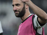 Gonzalo Higuain during Champions League match between Juventus and Sporting Clube de Portugal, in Turin, on October 17, 2017 (