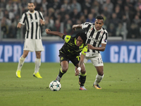 Alex Sandro during Champions League match between Juventus and Sporting Clube de Portugal, in Turin, on October 17, 2017 (