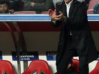 Manchester United's Portuguese head coach Jose Mourinho gestures during the UEFA Champions League football match SL Benfica vs Manchester Un...