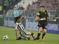 Juan Cuadrado during Champions League match between Juventus and Sporting Clube de Portugal, in Turin, on October 17, 2017 (