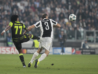Giorgio Chiellini during Champions League match between Juventus and Sporting Clube de Portugal, in Turin, on October 17, 2017 (