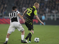 Jeremy Mathieu during Champions League match between Juventus and Sporting Clube de Portugal, in Turin, on October 17, 2017 (