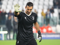 Gianluigi Buffon (Juventus FC) before the UEFA Champions League (Group D) football match between Juventus FC and Sporting CP at Allianz Stad...