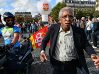 Demonstration against labour law in Paris, France, on October 19, 2017.(