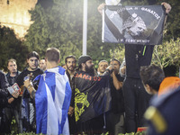 Ultra religious Christian fanatics protest Pessoa’s play “The Hour of the Devil” in Thessaloniki, Greece on 20 October 2017. Its the third d...