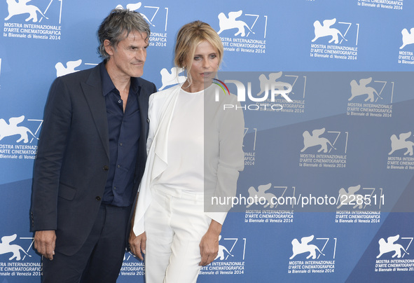 Renato de Maria and Isabella Ferrari attend photocall for La Vita Oscena at the 71st Venice International Film Festival, Venice, Italy 28.08...