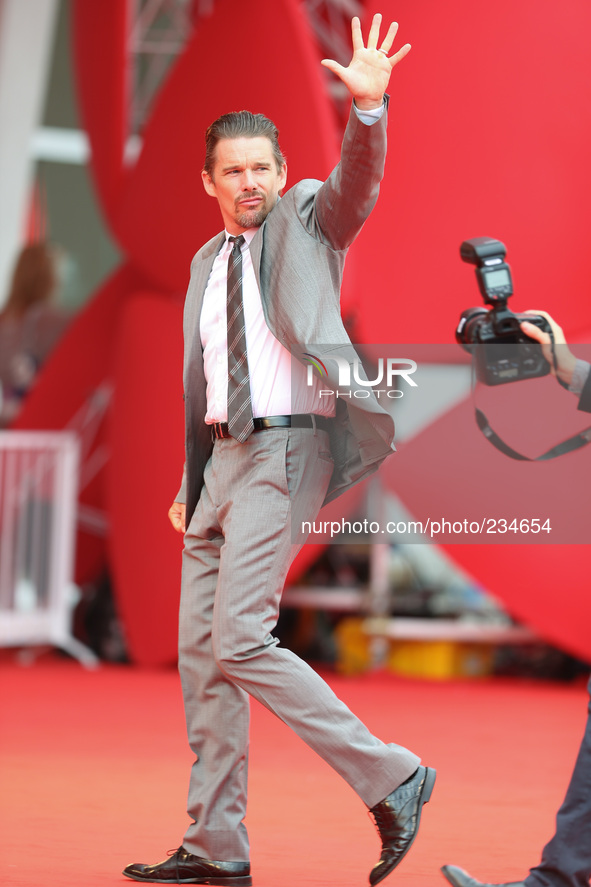 Ethan Hawke attends the 'Cymbeline' premiere during the 71st Venice Film Festival on September 3, 2014 in Venice, Italy.