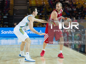 -01 September-BILBAO SPAIN: Guler in the match of the group stage of world basketball Espana 2014, between Ukraine and Turkey, played at the...
