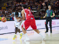 -01 September-BILBAO SPAIN: Jeter and Cenk Akyol in the match of the group stage of world basketball Espana 2014, between Ukraine and Turkey...
