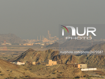 A panoramic view of mountains around Fujairah.
On Thursday, February 8, 2018, in Fujairah, Fujairah Emirate, United Arab Emirates. (