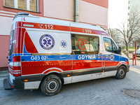 One of the older Mercedes Sprinter ambulance outside the Gdynia Ambulance Station is seen in Gdynia, Poland on 21 February 2018 
New Mercede...