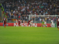 Gervinho during the UEFA Champions League group E football match AS Roma vs CSKA Moskova at Rome's Olympic Stadium on September 17, 2014. (